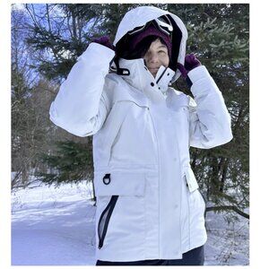 Ski-Doo Women's Typha X KANUK Snow/Ski Jacket Size L White NWT Sealed Bag $1050